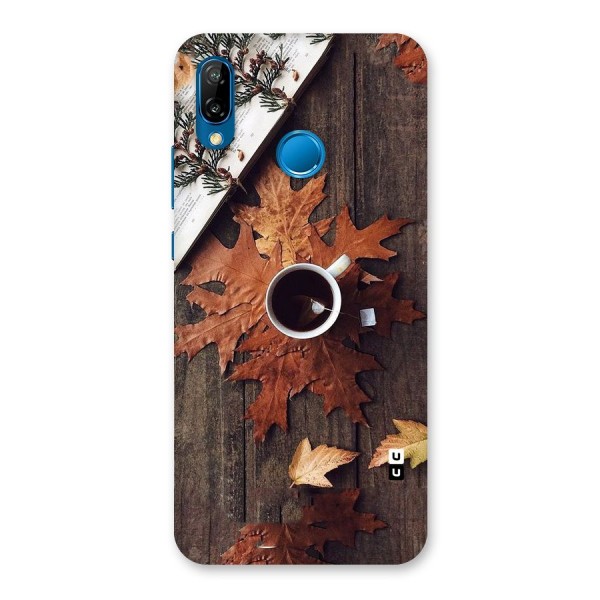 Fall Leaf Coffee Back Case for Huawei P20 Lite