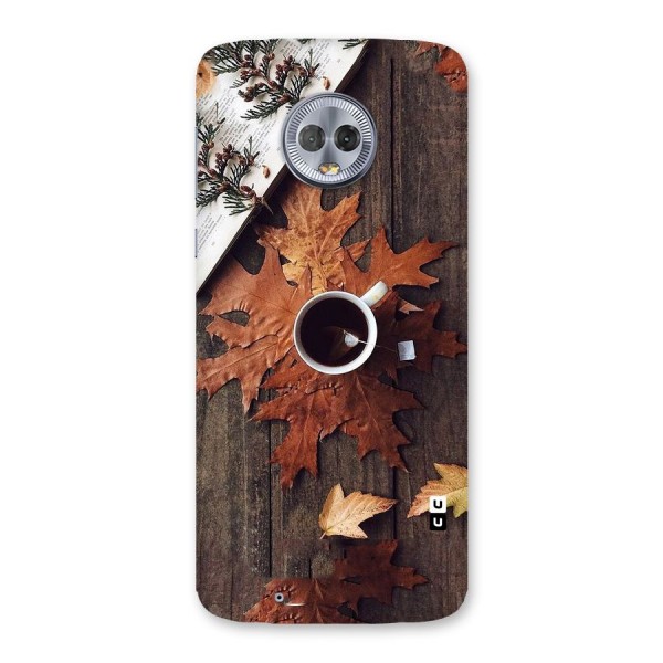 Fall Leaf Coffee Back Case for Moto G6