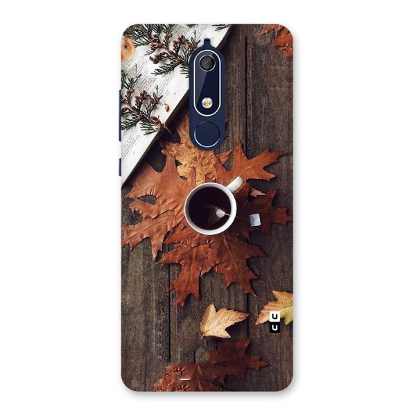 Fall Leaf Coffee Back Case for Nokia 5.1