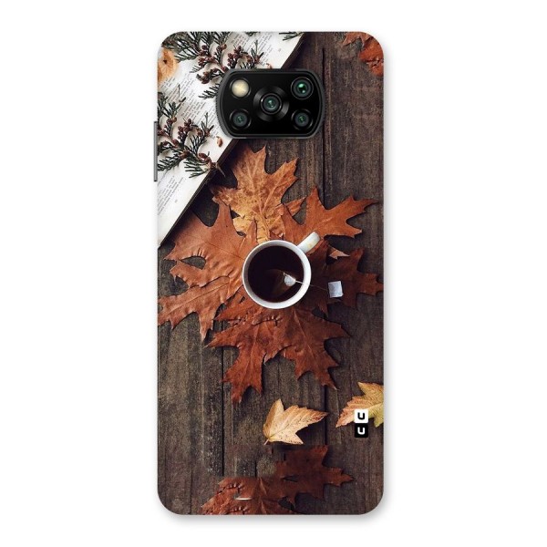 Fall Leaf Coffee Back Case for Poco X3