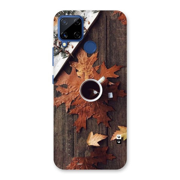 Fall Leaf Coffee Back Case for Realme Narzo 30A