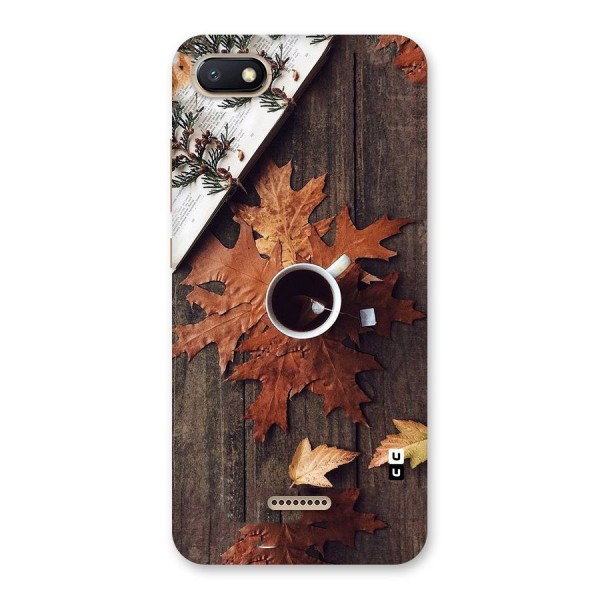 Fall Leaf Coffee Back Case for Redmi 6A