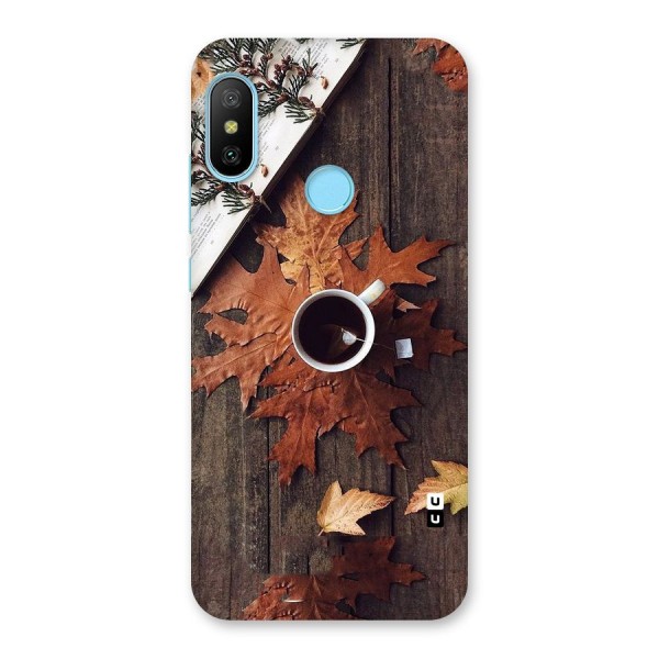 Fall Leaf Coffee Back Case for Redmi 6 Pro