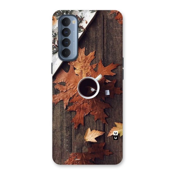 Fall Leaf Coffee Back Case for Reno4 Pro