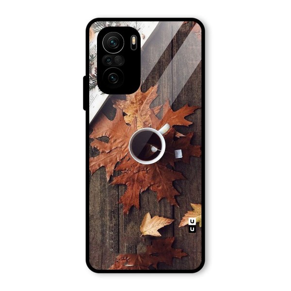 Fall Leaf Coffee Glass Back Case for Mi 11x