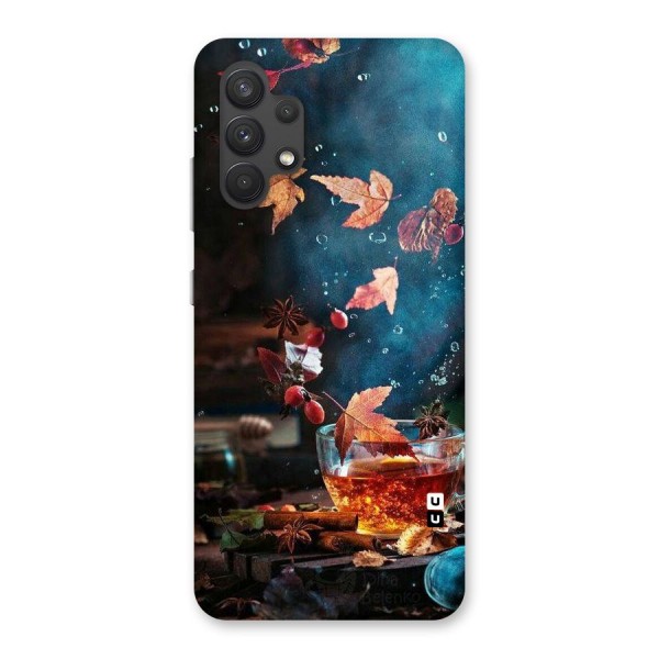 Falling Leaves Tea Back Case for Galaxy A32