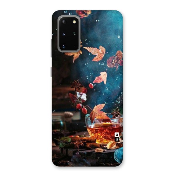 Falling Leaves Tea Back Case for Galaxy S20 Plus