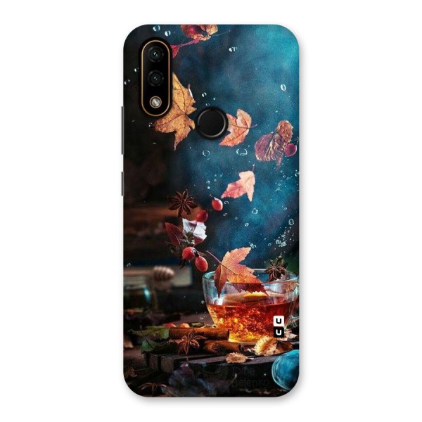 Falling Leaves Tea Back Case for Lenovo A6 Note