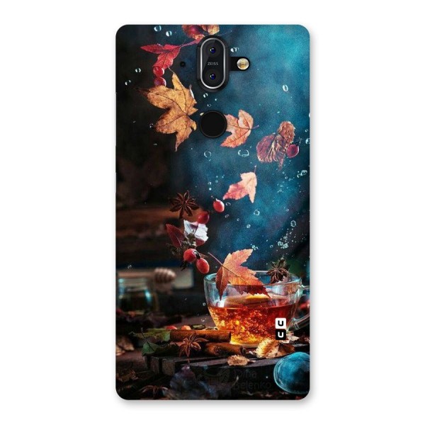 Falling Leaves Tea Back Case for Nokia 8 Sirocco