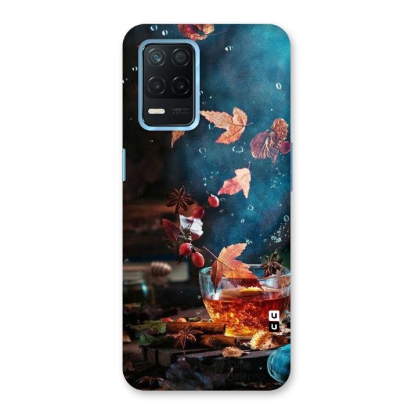 Falling Leaves Tea Back Case for Realme 8 5G