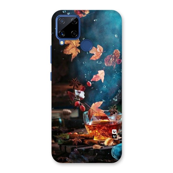 Falling Leaves Tea Back Case for Realme Narzo 30A