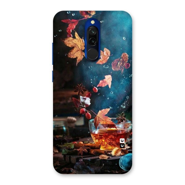 Falling Leaves Tea Back Case for Redmi 8