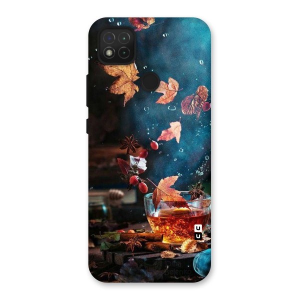 Falling Leaves Tea Back Case for Redmi 9C