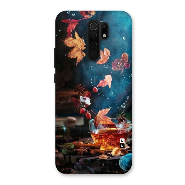 Falling Leaves Tea Back Case for Redmi 9 Prime