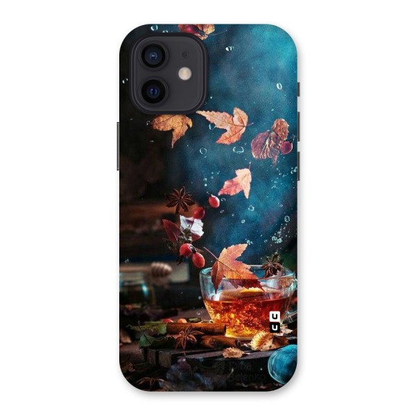 Falling Leaves Tea Back Case for iPhone 12