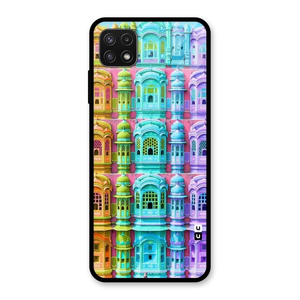 Fancy Architecture Glass Back Case for Galaxy A22 5G