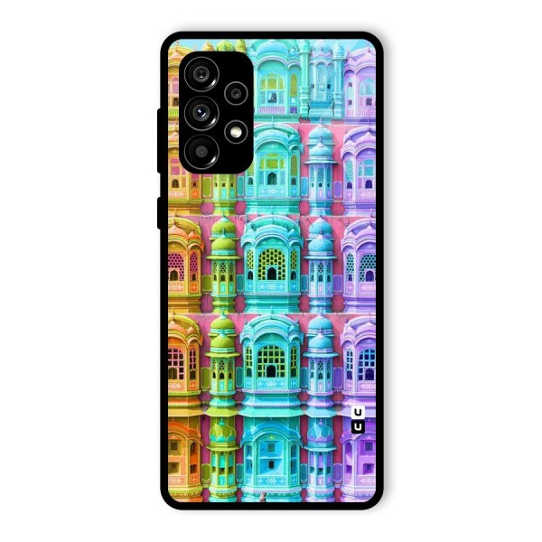 Fancy Architecture Glass Back Case for Galaxy A73 5G