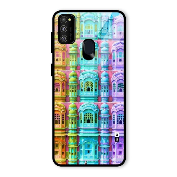 Fancy Architecture Glass Back Case for Galaxy M21