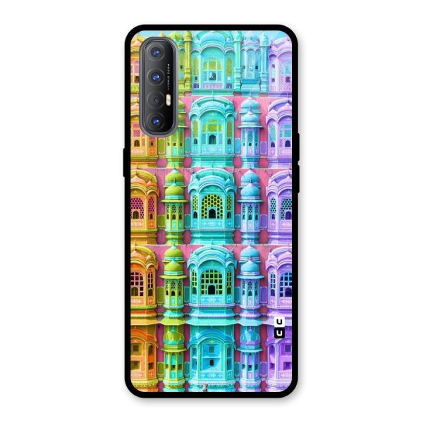 Fancy Architecture Glass Back Case for Oppo Reno3 Pro