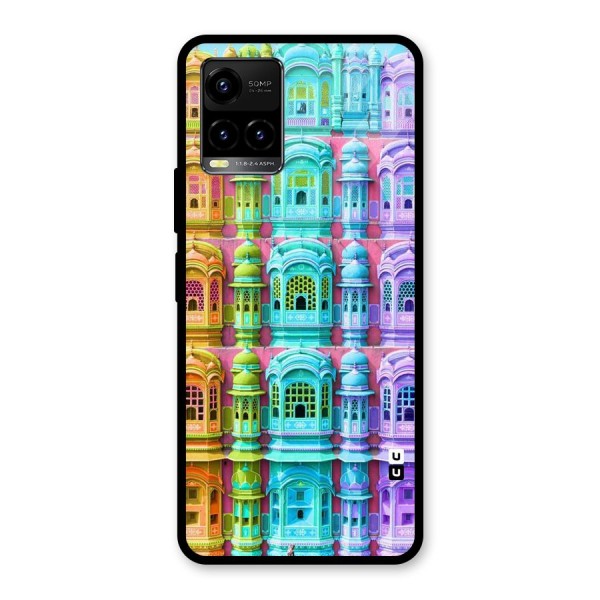 Fancy Architecture Glass Back Case for Vivo Y21 2021