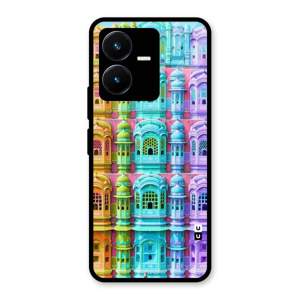 Fancy Architecture Glass Back Case for Vivo Y22