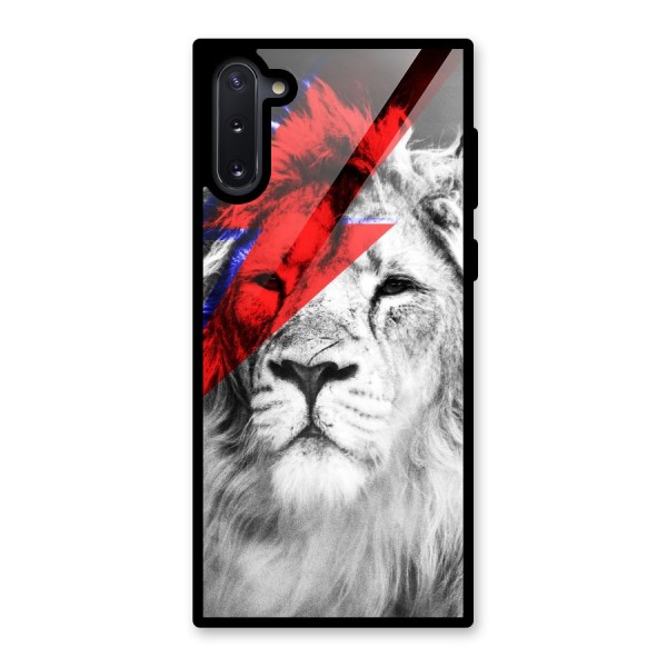 Fearless Lion Glass Back Case for Galaxy Note 10