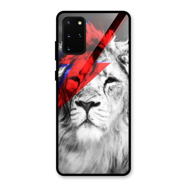 Fearless Lion Glass Back Case for Galaxy S20 Plus