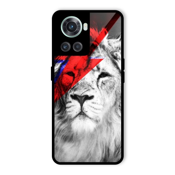 Fearless Lion Glass Back Case for OnePlus 10R