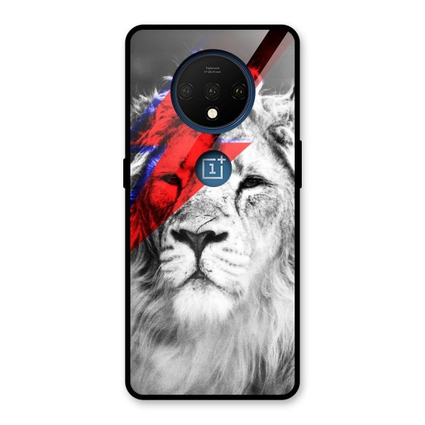 Fearless Lion Glass Back Case for OnePlus 7T