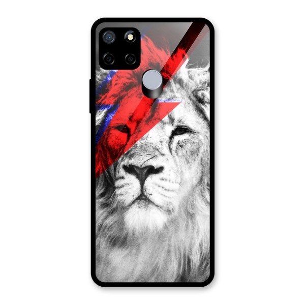 Fearless Lion Glass Back Case for Realme C15