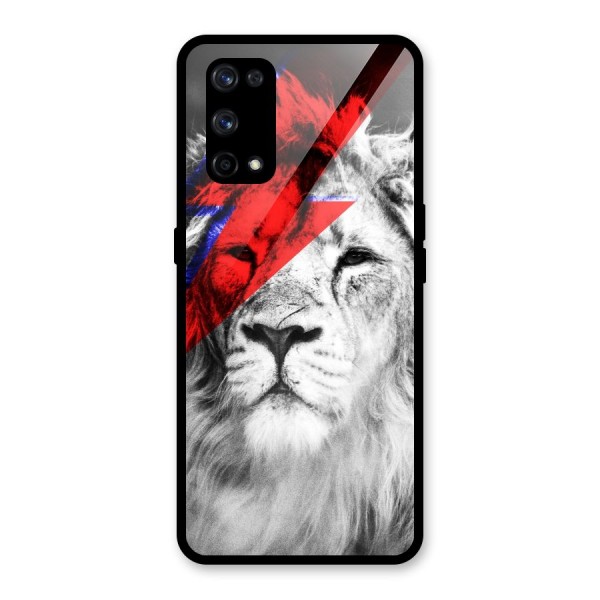 Fearless Lion Glass Back Case for Realme X7 Pro