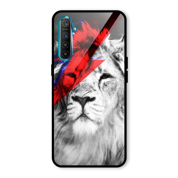 Fearless Lion Glass Back Case for Realme XT