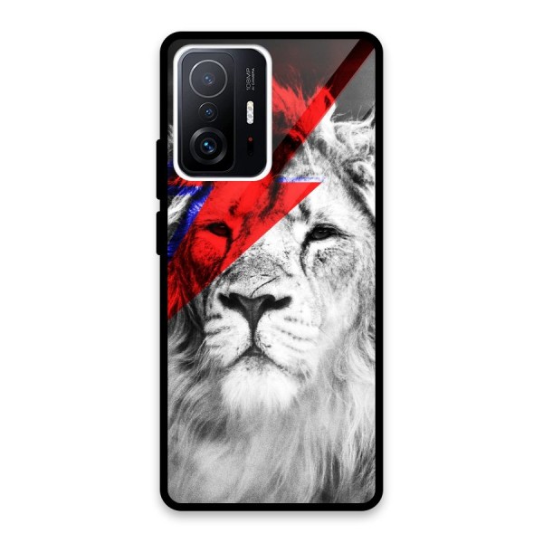 Fearless Lion Glass Back Case for Xiaomi 11T Pro