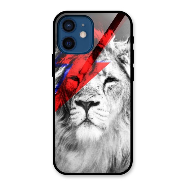 Fearless Lion Glass Back Case for iPhone 12 Mini