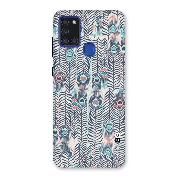 Feather Art Back Case for Galaxy A21s