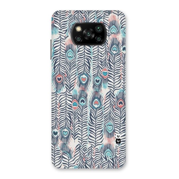 Feather Art Back Case for Poco X3