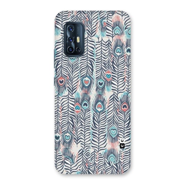 Feather Art Back Case for Vivo V17