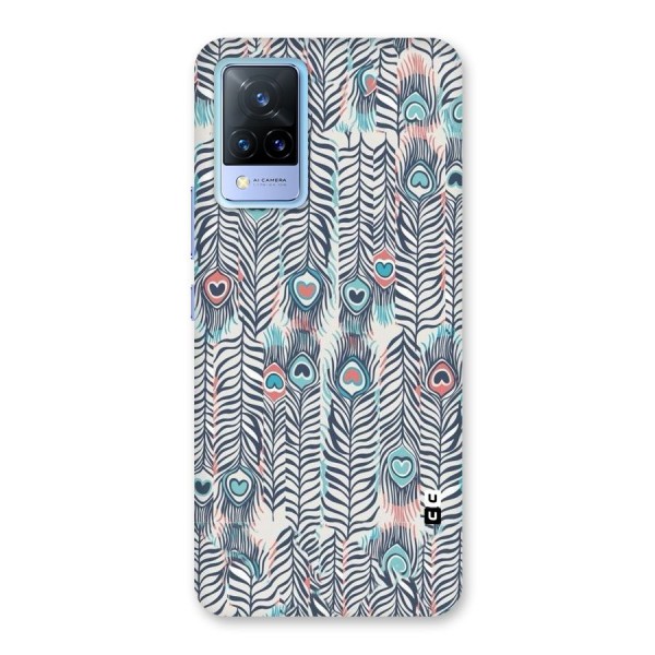 Feather Art Back Case for Vivo V21 5G