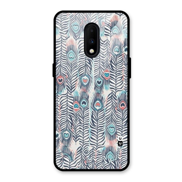 Feather Art Glass Back Case for OnePlus 7