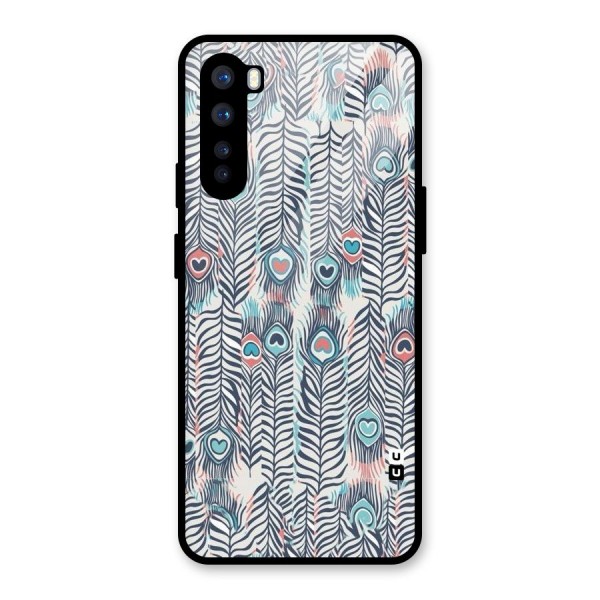 Feather Art Glass Back Case for OnePlus Nord