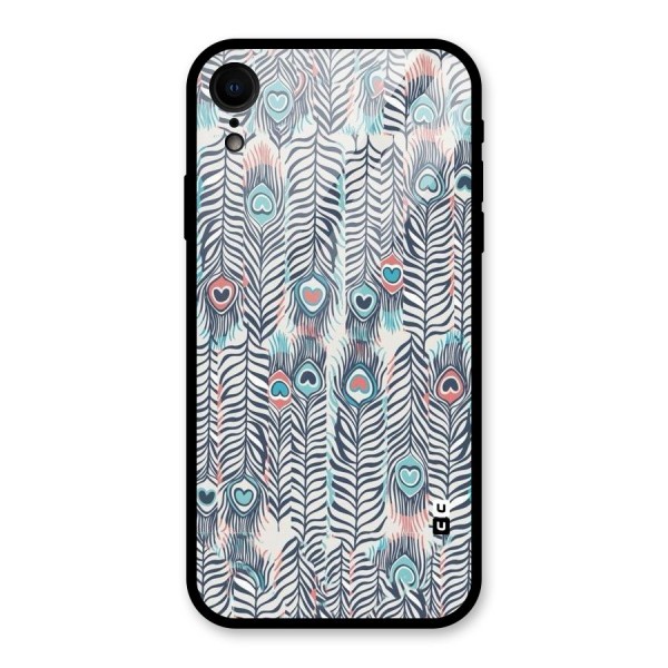 Feather Art Glass Back Case for XR