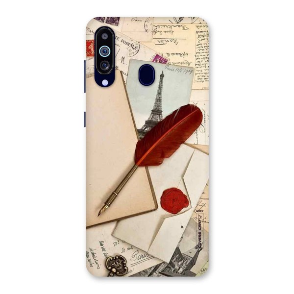 Feather Beauty Back Case for Galaxy A60