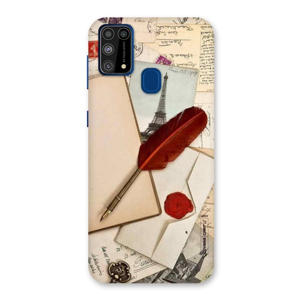 Feather Beauty Back Case for Galaxy F41