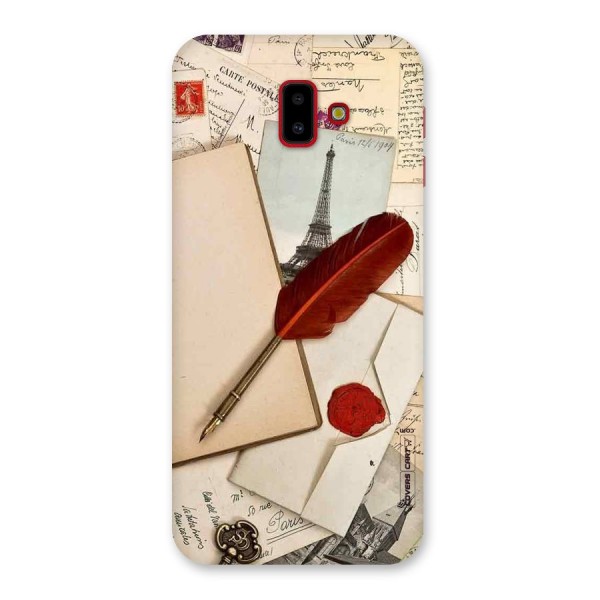 Feather Beauty Back Case for Galaxy J6 Plus