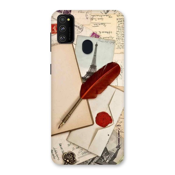 Feather Beauty Back Case for Galaxy M21