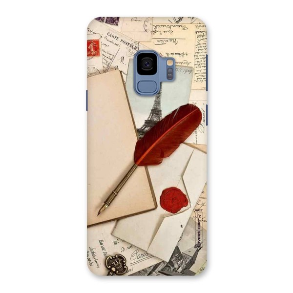 Feather Beauty Back Case for Galaxy S9