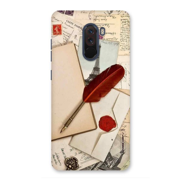 Feather Beauty Back Case for Poco F1