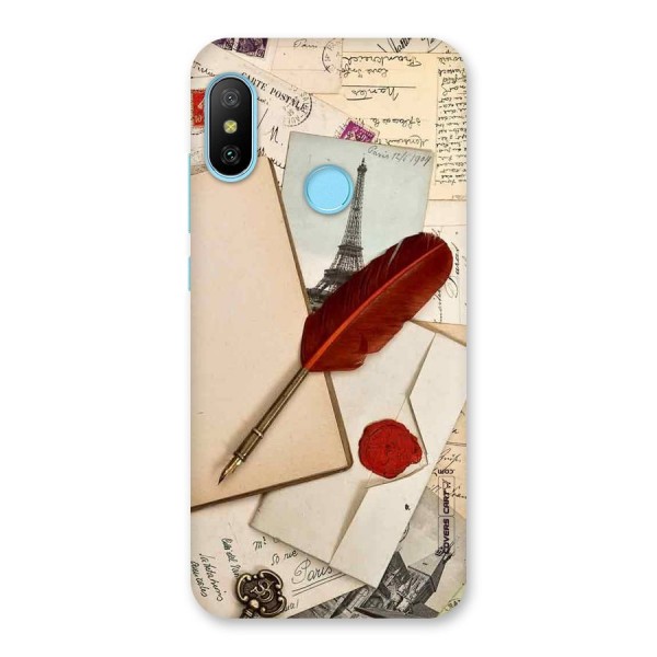 Feather Beauty Back Case for Redmi 6 Pro