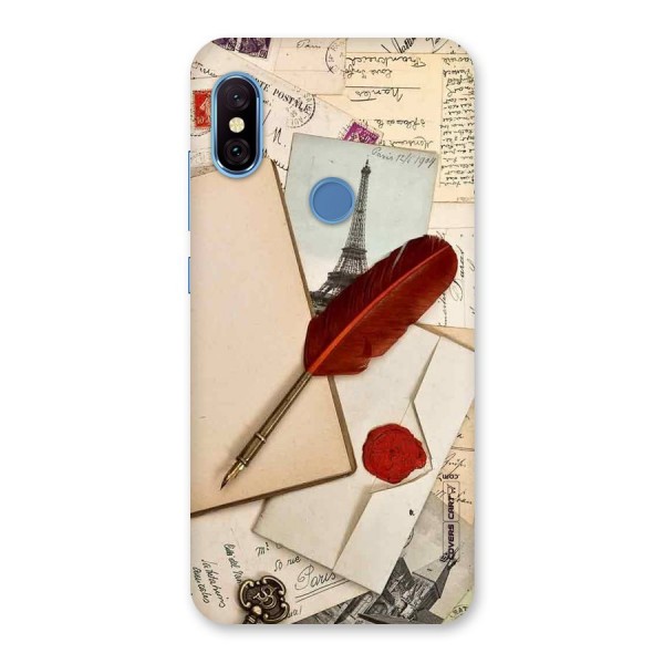 Feather Beauty Back Case for Redmi Note 6 Pro