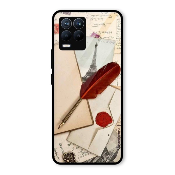 Feather Beauty Glass Back Case for Realme 8 Pro